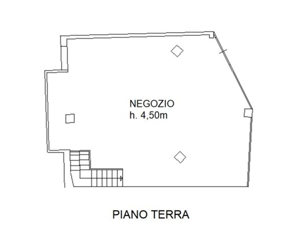 negozio in affitto a Cesena in zona Centro Storico