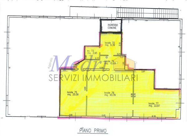 appartamento in affitto a Cesena in zona San Carlo