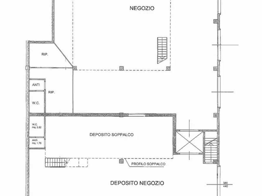 negozio in affitto a Cesena in zona Sant'Egidio