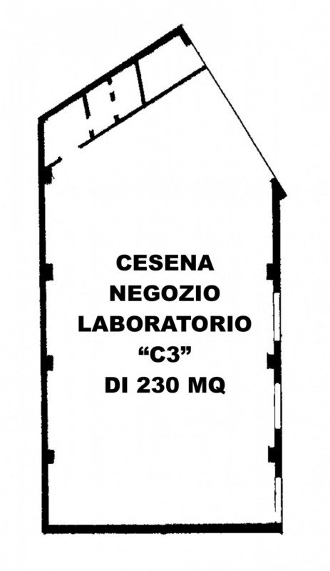 locale commerciale in affitto a Cesena in zona Centro Storico