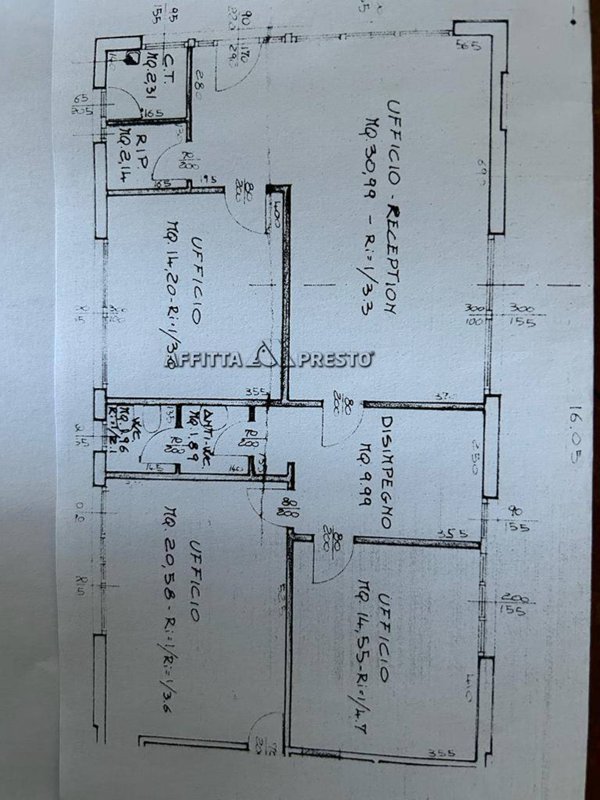 ufficio in affitto a Forlì in zona Musicisti / Grandi Italiani