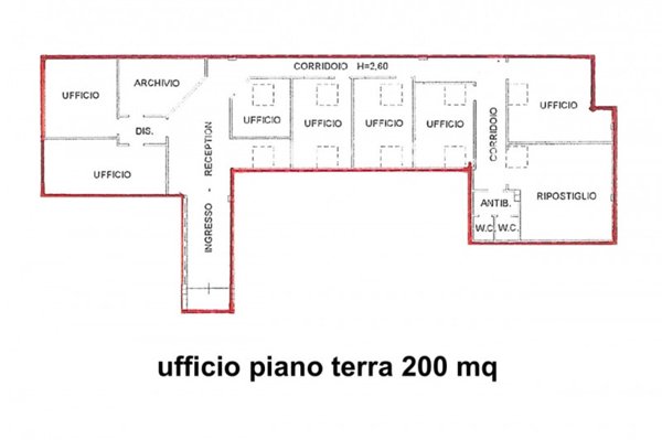 ufficio in affitto a Forlì in zona Coriano