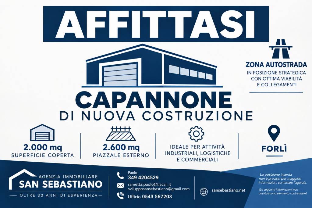 locale commerciale in affitto a Forlì in zona Pieve Acquedotto