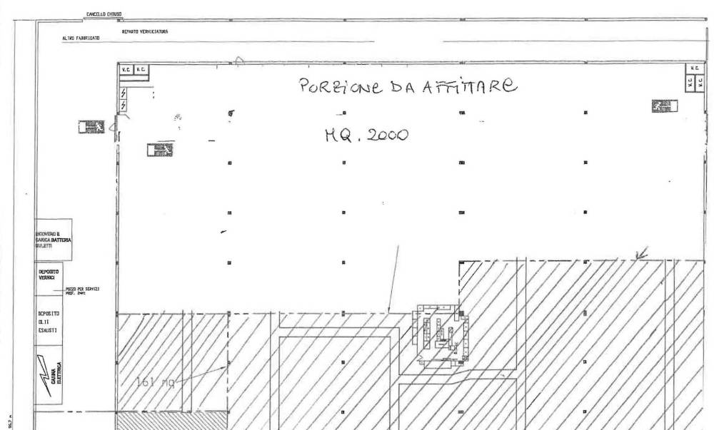 capannone in affitto a Fano