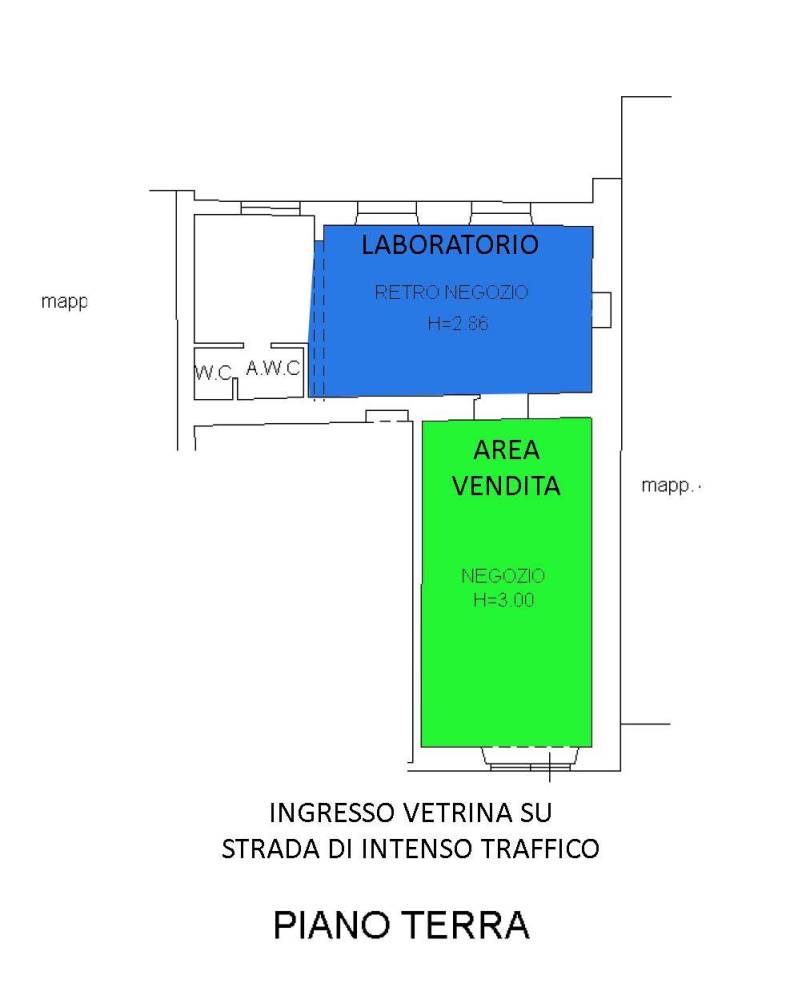negozio in affitto a Fano