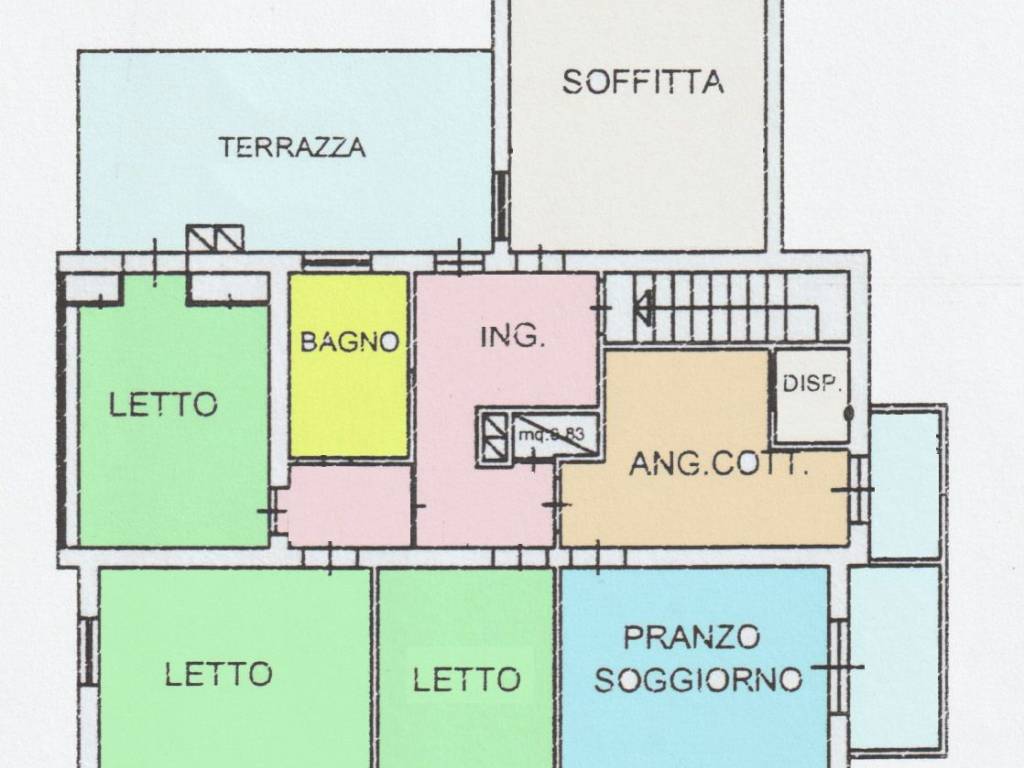 appartamento in affitto a Pesaro in zona Borgo Santa Maria