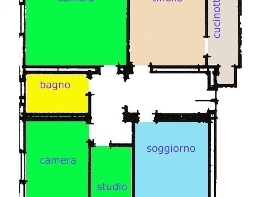 appartamento in affitto a Pesaro in zona Pantano