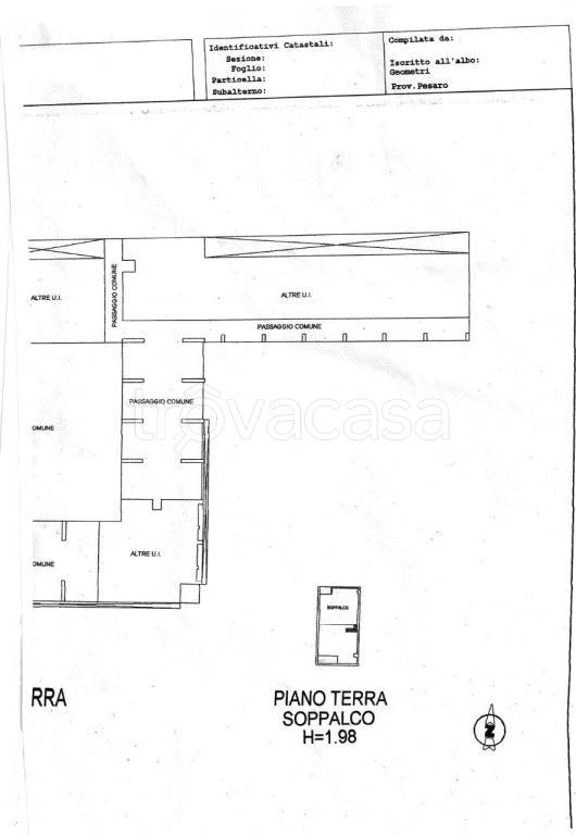 quadrivano in affitto a Pesaro in zona Porto