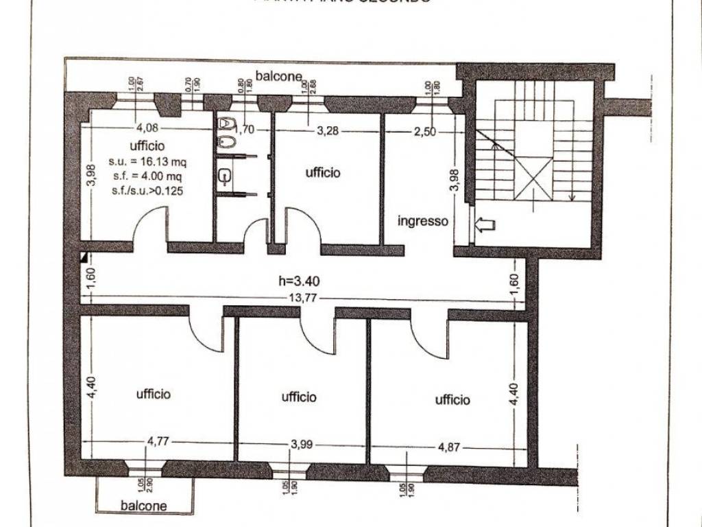 ufficio in affitto ad Ancona in zona Piano San Lazzaro