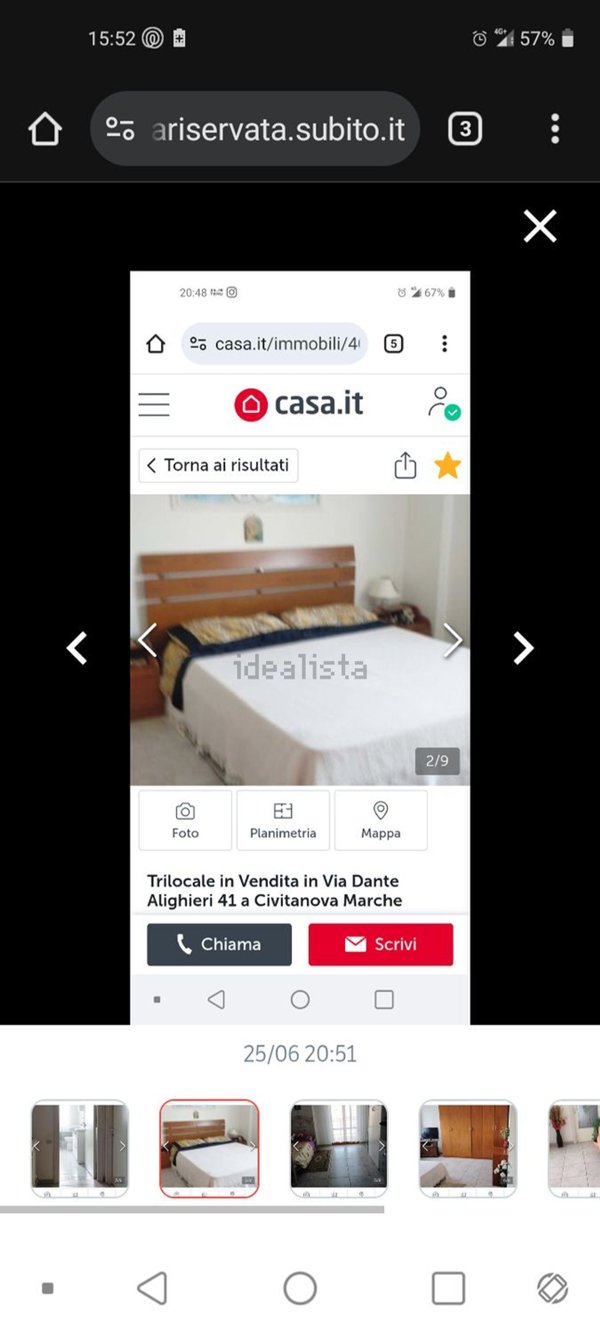 appartamento in affitto a Civitanova Marche