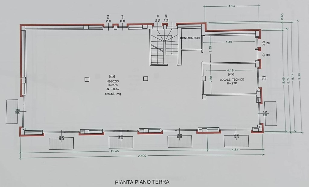 locale commerciale in affitto a San Severino Marche