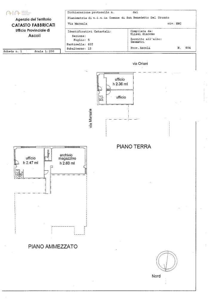 ufficio in affitto a San Benedetto del Tronto