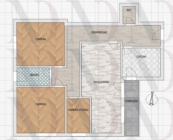 appartamento in affitto a Carrara in zona Stabbio