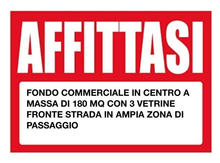 negozio in affitto a Massa