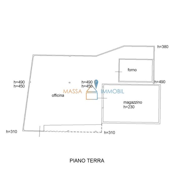 capannone in affitto a Massa