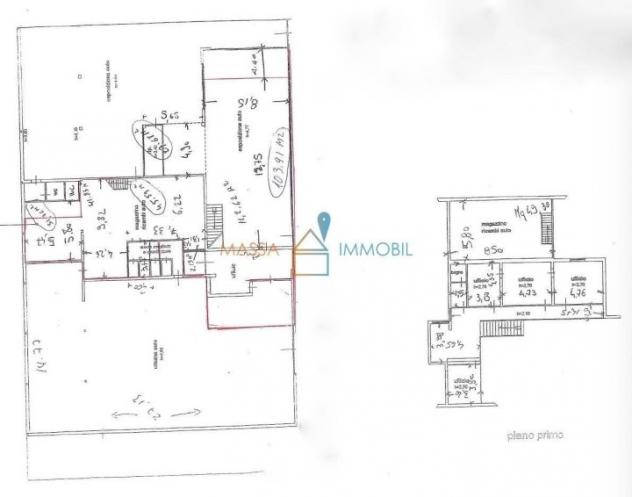 locale commerciale in affitto a Massa in zona Romagnano