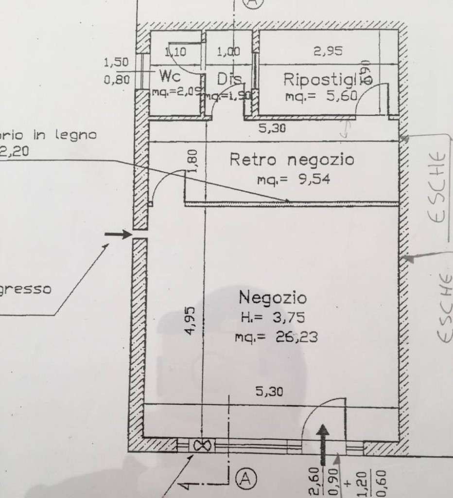 locale commerciale in affitto a Massa
