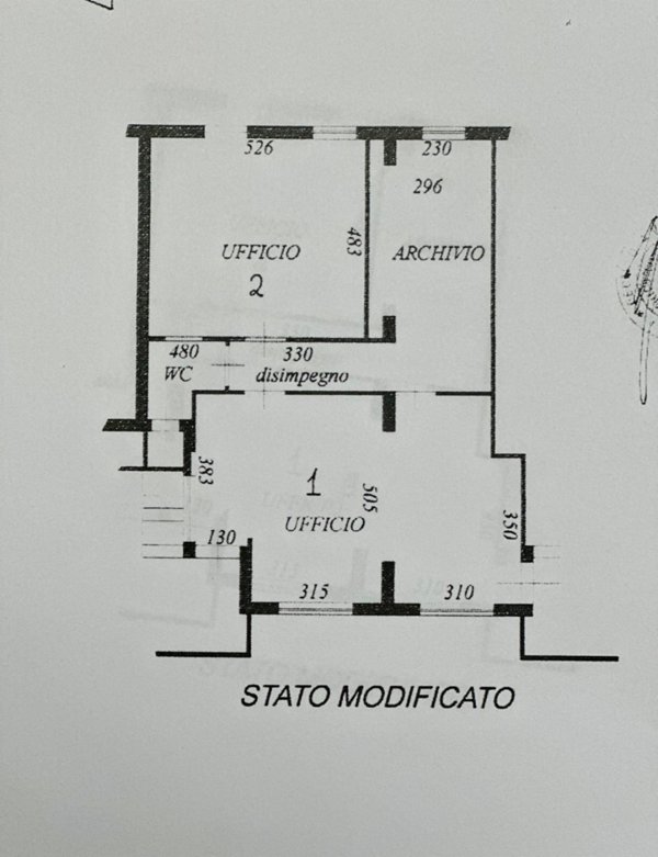 ufficio in affitto a Capannori in zona Marlia