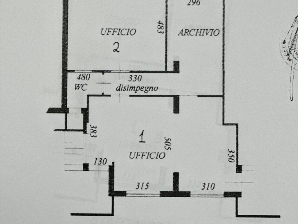 ufficio in affitto a Capannori in zona Marlia
