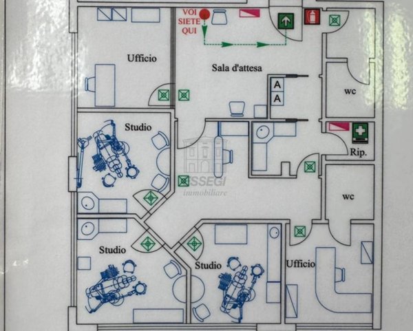 ufficio in affitto a Capannori in zona Guamo