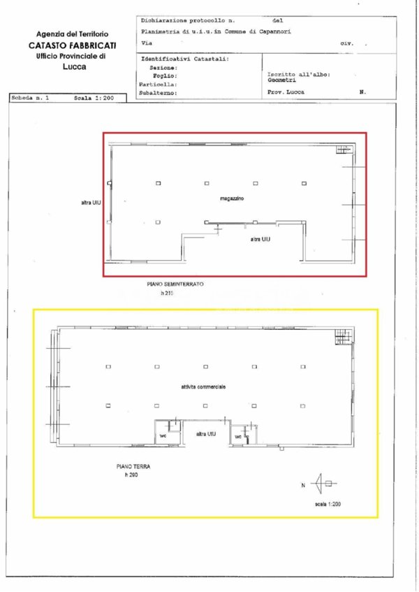 locale commerciale in affitto a Capannori in zona Lunata