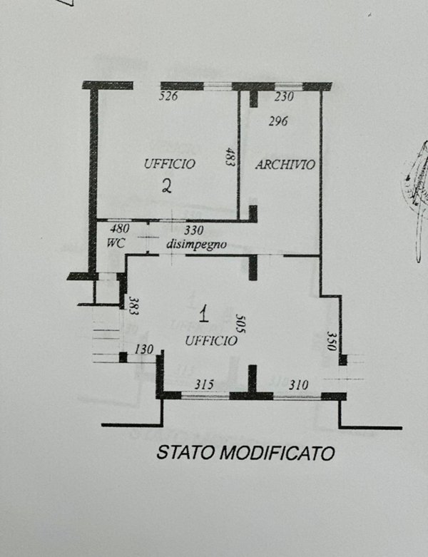 ufficio in affitto a Capannori in zona Marlia