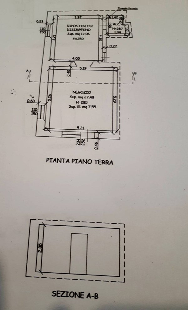 locale di sgombero in affitto a Lucca
