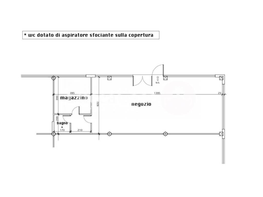 negozio in affitto a Porcari