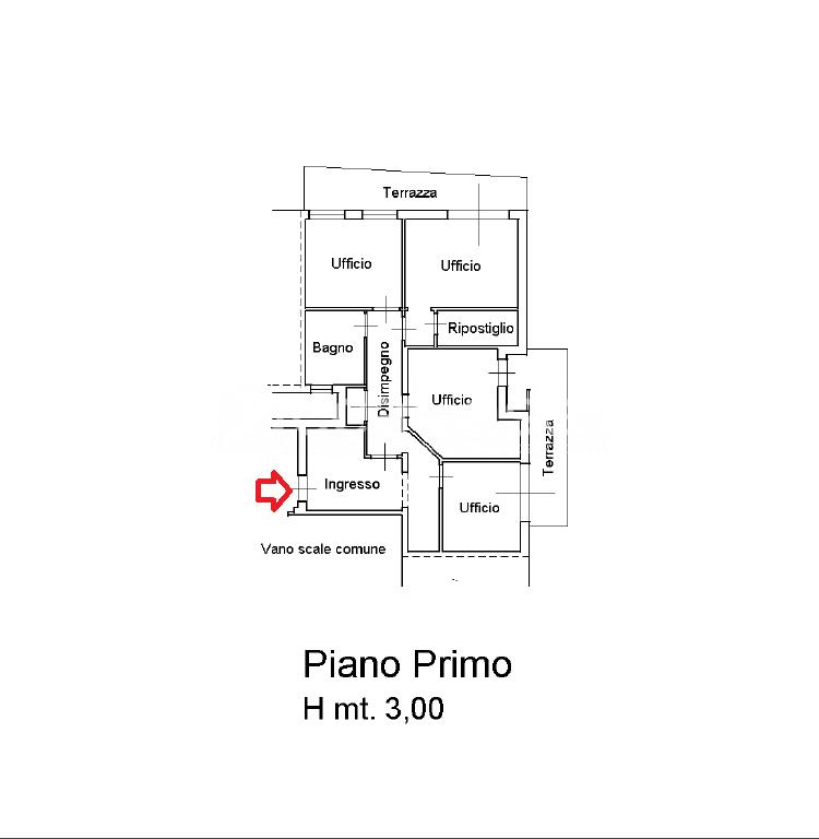 ufficio in affitto a Porcari