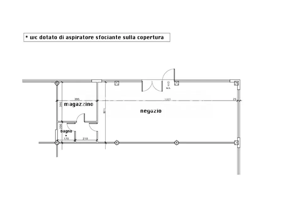 locale commerciale in affitto a Porcari