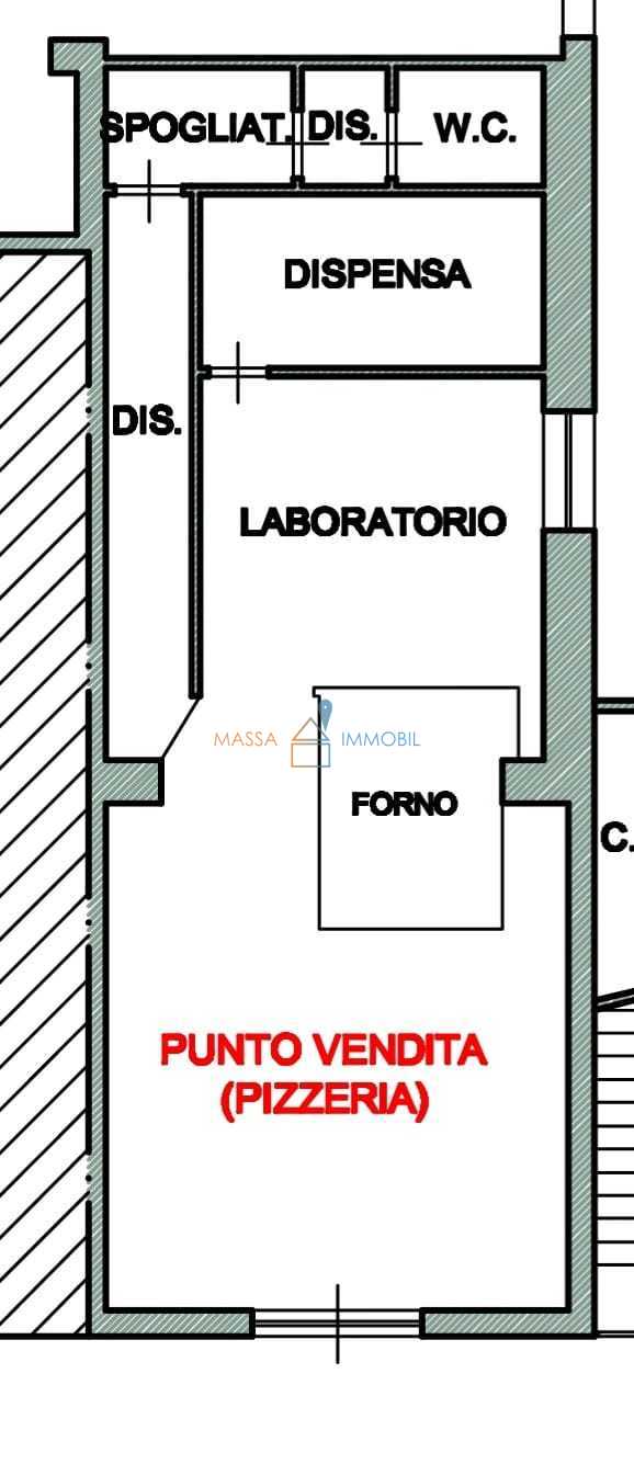 locale commerciale in affitto a Seravezza