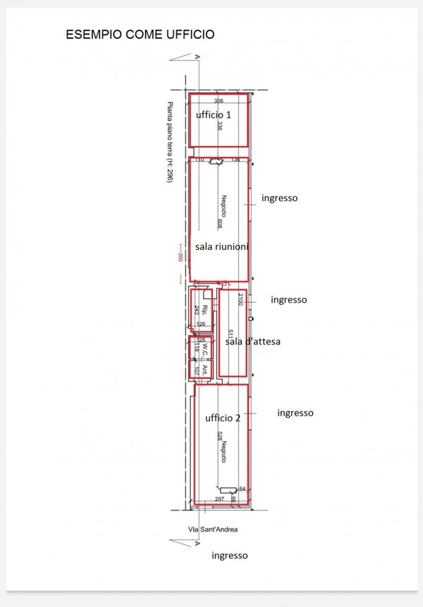 negozio in affitto a Viareggio in zona Centro Storico