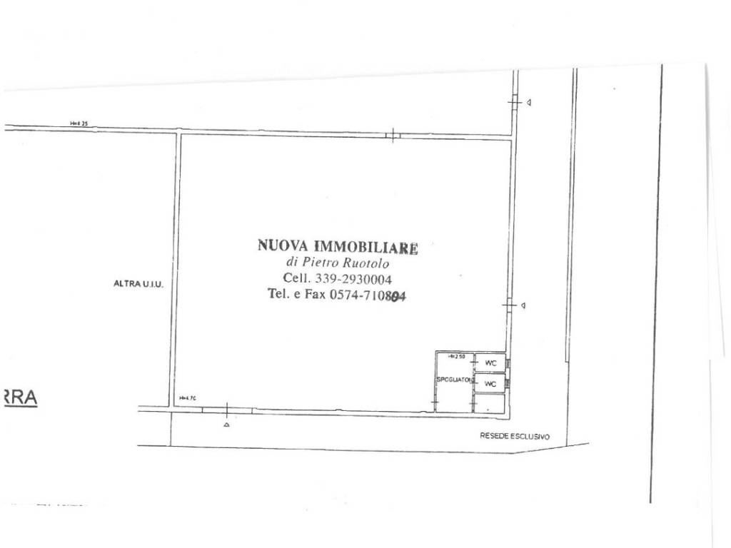 locale commerciale in affitto a Pistoia in zona Spazzavento