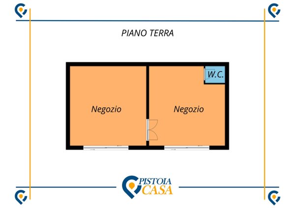 negozio in affitto a Pistoia in zona Stadio