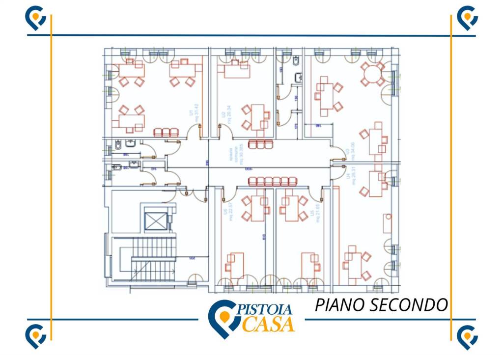 ufficio in affitto a Pistoia