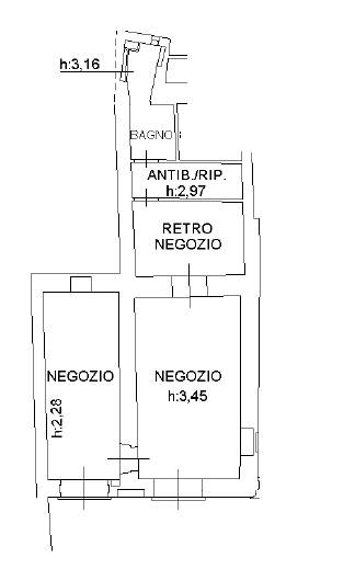 negozio in affitto a Pistoia in zona Centro Città