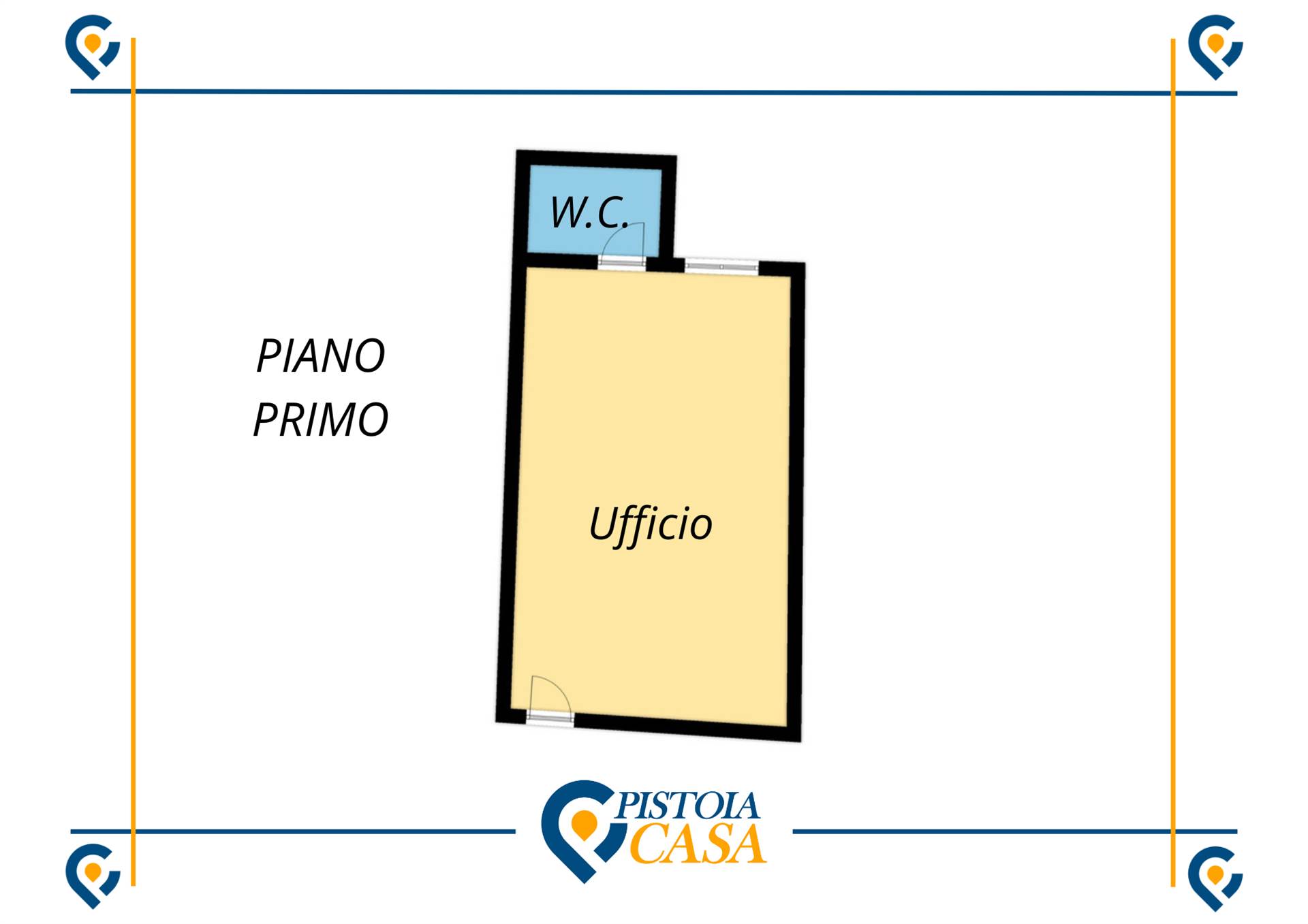 ufficio in affitto a Pistoia in zona Centro Città
