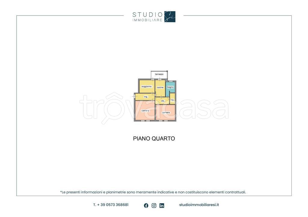 appartamento in affitto a Pistoia in zona Centro Città