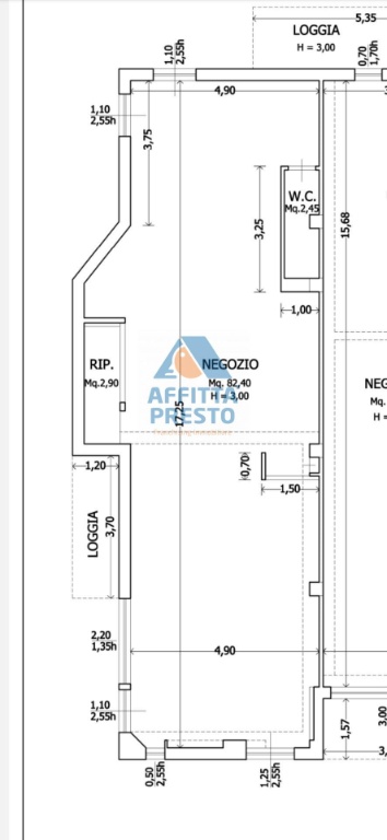 negozio in affitto ad Empoli