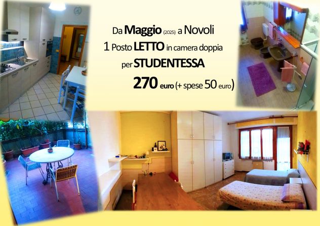 camera singola in affitto a Firenze in zona Novoli