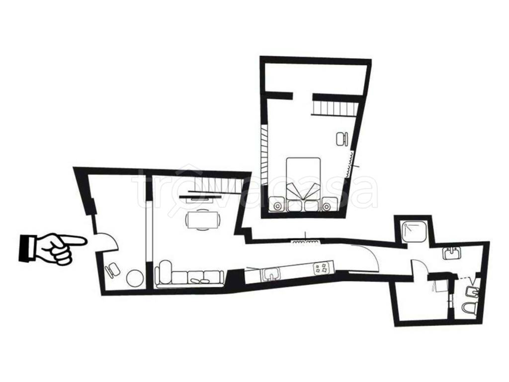 appartamento in affitto a Firenze in zona Centro San Frediano