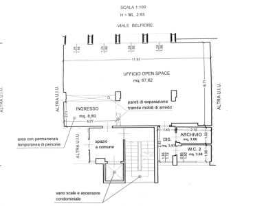 ufficio in affitto a Firenze in zona Statuto