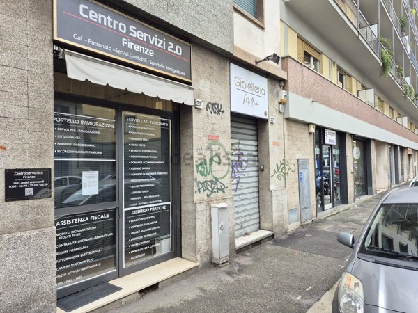 negozio in affitto a Firenze in zona Bellariva