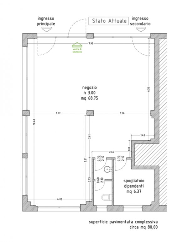 negozio in affitto a Firenze in zona Coverciano