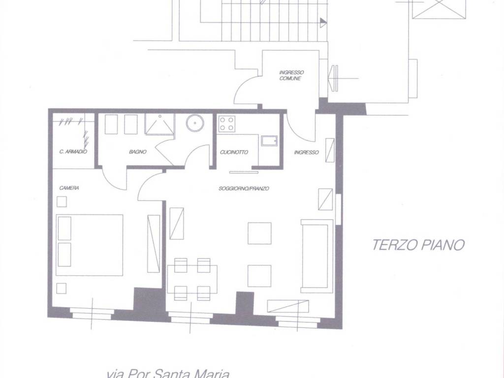 appartamento in affitto a Firenze in zona Centro Santa Croce