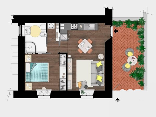 appartamento in affitto a Firenze in zona Le Cure