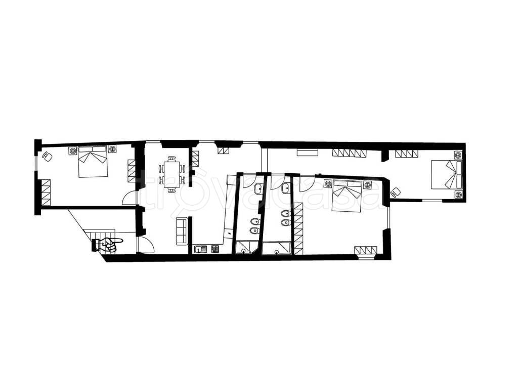 appartamento in affitto a Firenze in zona Centro San Frediano