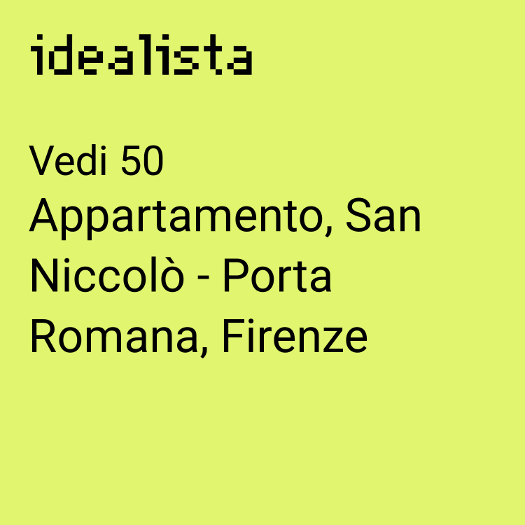 appartamento in affitto a Firenze in zona Centro San Niccolò