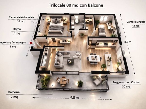 appartamento in affitto a Firenze in zona Coverciano