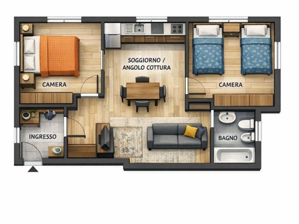 appartamento in affitto a Firenze in zona Coverciano